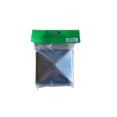 Balkornament piramide 10 x 10 cm roestvrij staal