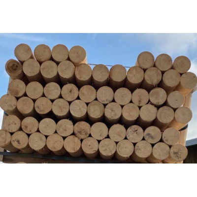 Poteau en bois traité et pointu diamètre 12 cm