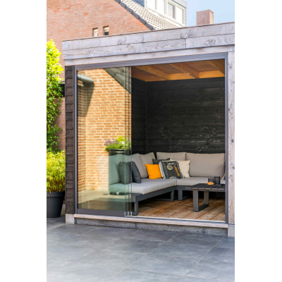 Schuifglaspanelen - 4m lang