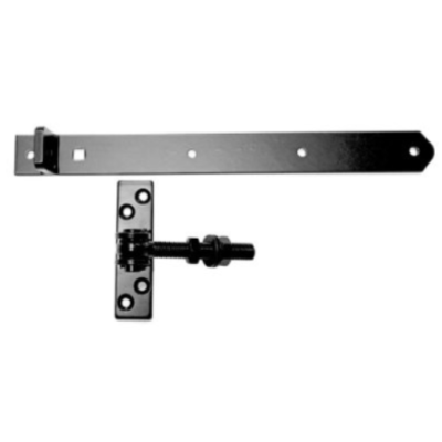 Zwart compleet verstelbaar scharnier 400x40x5mm