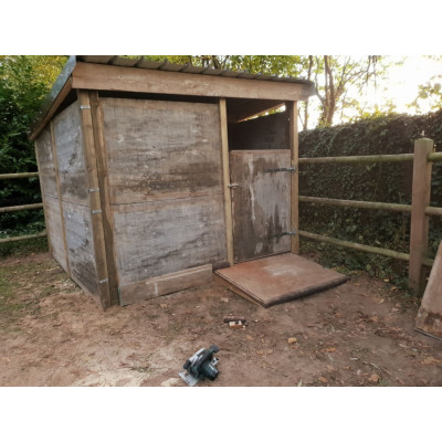 Abri - box fermé 3 x 3 m