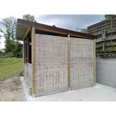 Abri - box fermé 3 x 6 m