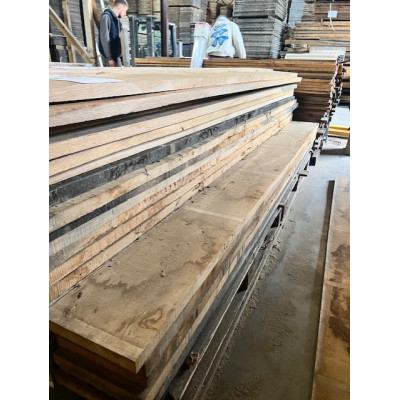 Ruwe eiken plank - 27/195mm en 200 - 250 cm