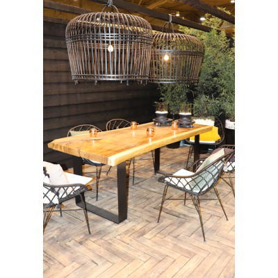 Suar houten tafelblad   250 x 110 x 9 cm