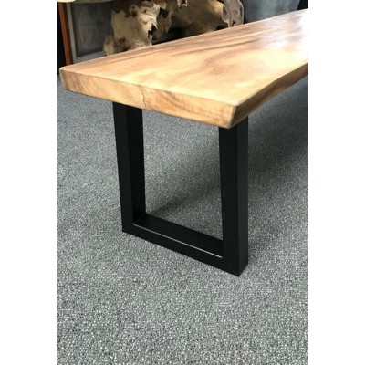 Table en bois de Suar 250 x 110 x 9 cm