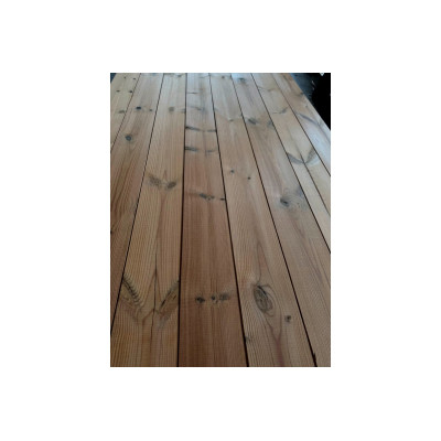 Bardage Mélèze de Pays : profil raboté 4 face Mi bois