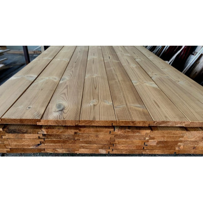 Bardage Mélèze de Pays : profil raboté 4 face Mi bois