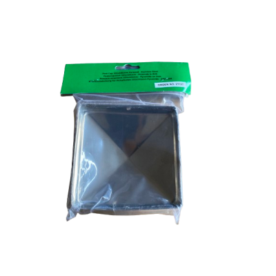 Ornement poutre pyramide  12 x 12 cm acier inoxydable