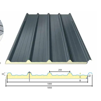 Dakplaten ECO insulated, 30 mm – 360 × 105 cm
