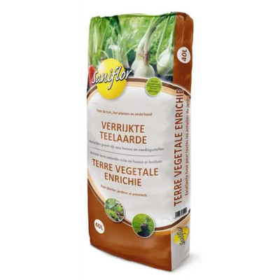 Verrijkte tuinaarde voor moestuinen, 40 liter