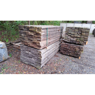 Azobé plank recuphout - 132 x 38mm L 208 cm