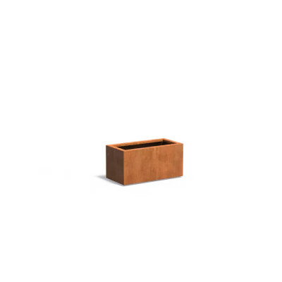 Bac rectangulaire sans fond - 80 x 40 x 40/80 cm en kit à boulonner