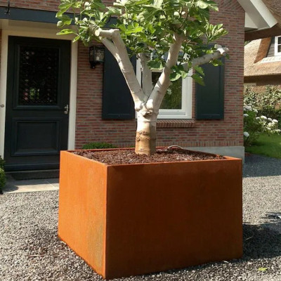 Bac rectangulaire sans fond - 150 x 40 x 40/80 cm en kit à boulonner