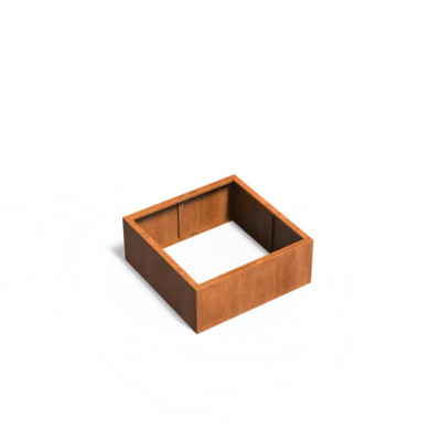 Vierkante bodemloze bak -100 x 100 x 40 cm aanschroefset
