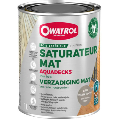 Owatrol aquadecks 1l OUD HOUT GRIJS