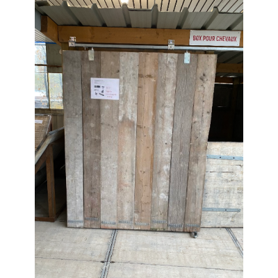 Schuif- of scharnierdeur 190 x 140 cm Steigerhout planken