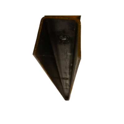 Metalen U-paal voor beton 200 cm