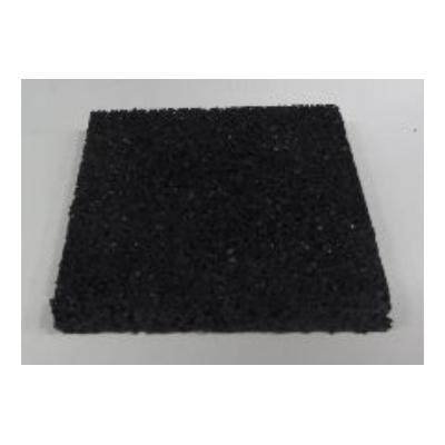 Rubberen tegelonderlegger 15 x 15 x 1 cm